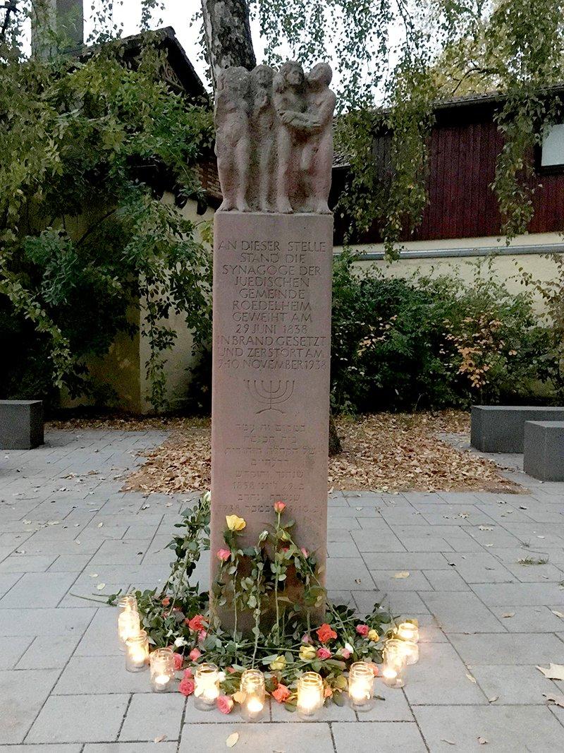 Gedenkstätte am Standort der ehemaligen Rödelheimer Synagoge