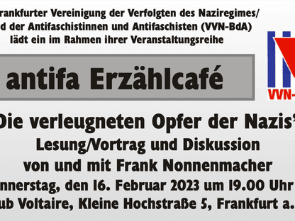 antifa erzaehlcafe: Vereinigung der Verfolgten des Naziregimes – Bund der Antifaschistinnen und Antifaschisten